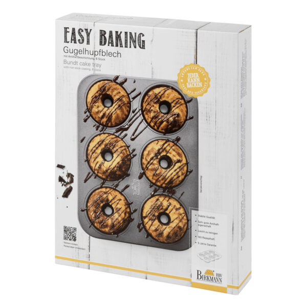 Forma do mini babeczek EASY BAKING - 6 ciastek / Birkmann