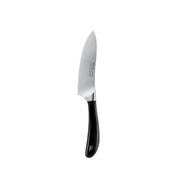 Nóż szefa kuchni SIGNATURE 14 cm / Robert Welch. Czarna rączka wykonana DuPont
