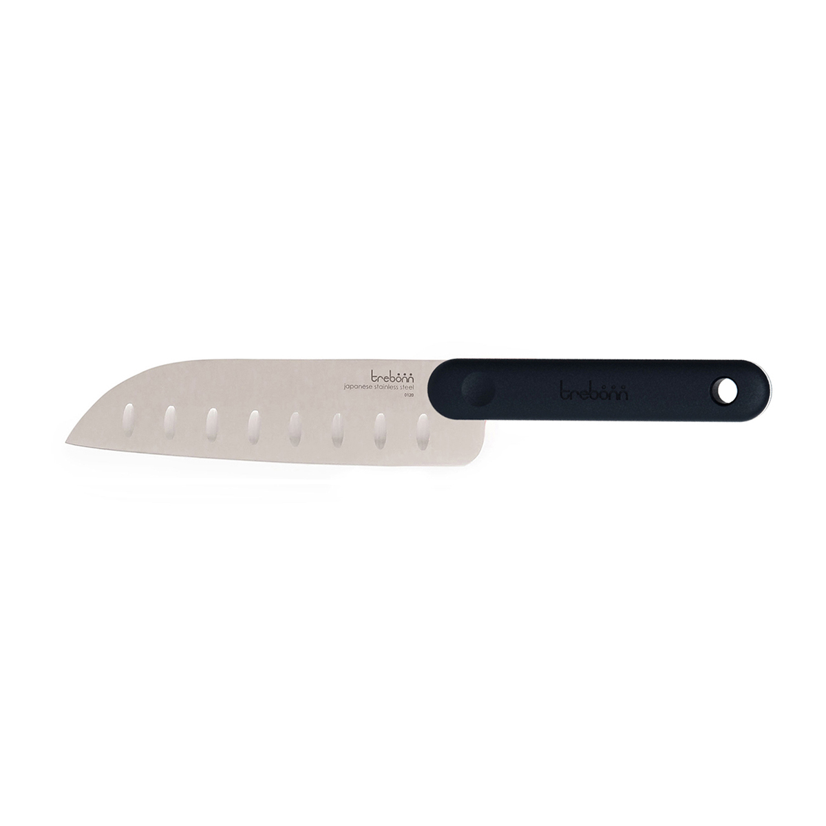 Nóż santoku - Black / Trebonn