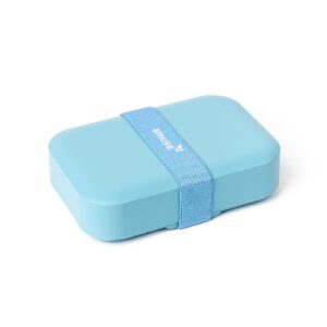 Amuse lunchbox średni z gumką błękitny