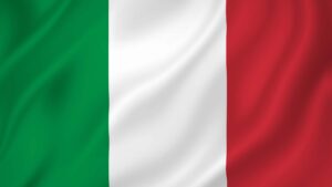 Włoskie potrawy z bakłażana -flaga Włoch